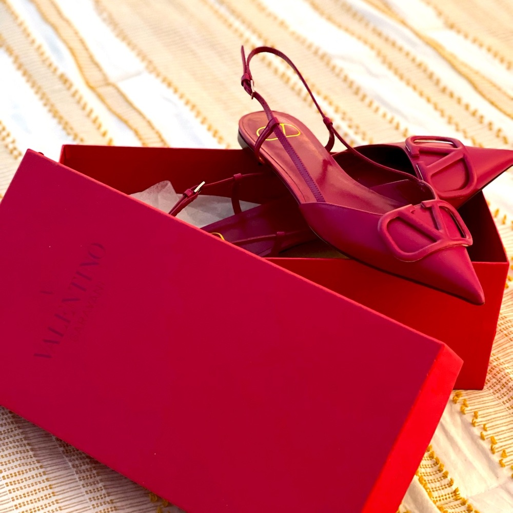 Valentino flat shoes brand new